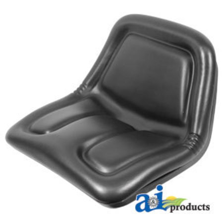 A & I PRODUCTS Seat, High Back, BLK 22.5" x21" x13" A-759-3149